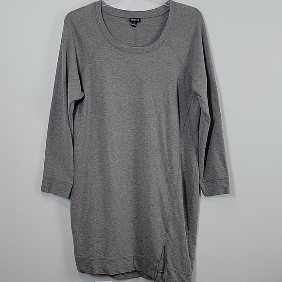 Torrid gray sweatshirt dress size 2X - Picture 2 of 7